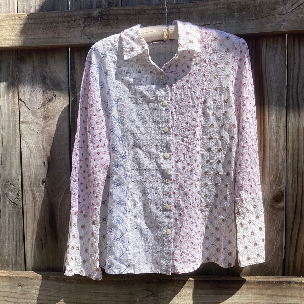 J. Jill Patchwork Blouse
